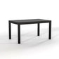 Solid Wood 6 Seater Dining Table Set with Cushioned Chairs