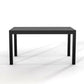Solid Wood 6 Seater Dining Table Set with Cushioned Chairs