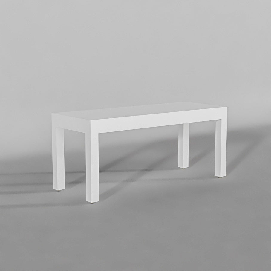 Handcrafted Solid Wood 6 Seater Dining Table Set in White Finish