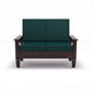 Solid Wood 4 Seater Sofa Set (Set of 2) | Natural & Walnut Finish Wooden Sofa with Cushions