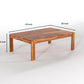 Solid Wood Coffee Table with 4 Stools