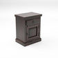 Solid Sheesham Wood Bedside Table with Drawer & Storage Cabinet (Compact Design)
