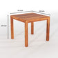 Solid Wood 4 Seater Dining Table Set with Cushioned Chairs