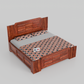 Sheesham Wood King Size Bed with Box Storage