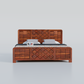 Premium Solid Wood King Size Storage Bed for Bedroom