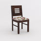 Solid Wood 4 Seater Dining Table Set with Foam Cushioned Chairs