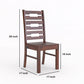 Solid Wood 4 Seater Dining Table Set with 3 Chairs and 1 Bench