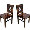 Jeenwood Solid Sheesham Wood Dining Chairs Set of 2 for Living Room, Study Chair for Computer Desk, Office, Work Tables, Multipurpose Dining Chairs - Honey Finish - Honey Finish