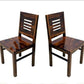 Jeenwood Solid Sheesham Wood Wooden Dining Chair Set of 2, Study Chair for Wooden Dining Chair Set of 2 Office Chair, Dining Room Set Living Room, Teak Finish - Walnut Finish