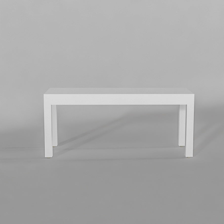 Handcrafted Solid Wood 6 Seater Dining Table Set in White Finish