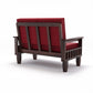Premium Solid Wood 6 Seater Sofa Set (3+2+1) with Cushioned Seating | Natural & Walnut Finish