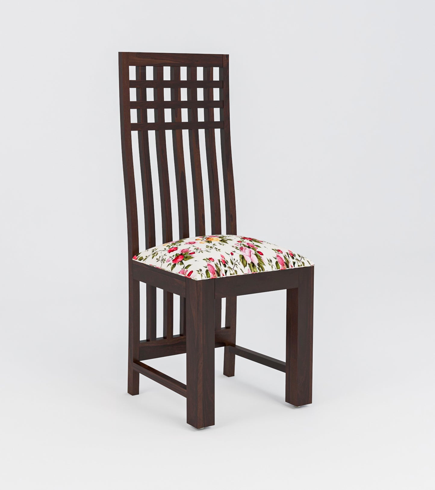 Solid Wood 4 Seater Dining Table Set with 4 Chairs – X-Leg Design