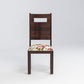 Solid Wood 4 Seater Dining Table Set with 3 Chairs & 1 Upholstered Bench