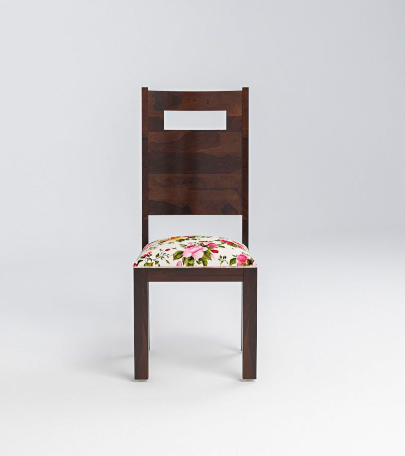 Solid Wood 4 Seater Dining Table Set with 3 Chairs & 1 Upholstered Bench