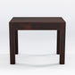 Solid Wood Multipurpose Side Table with Natural & Walnut Finish
