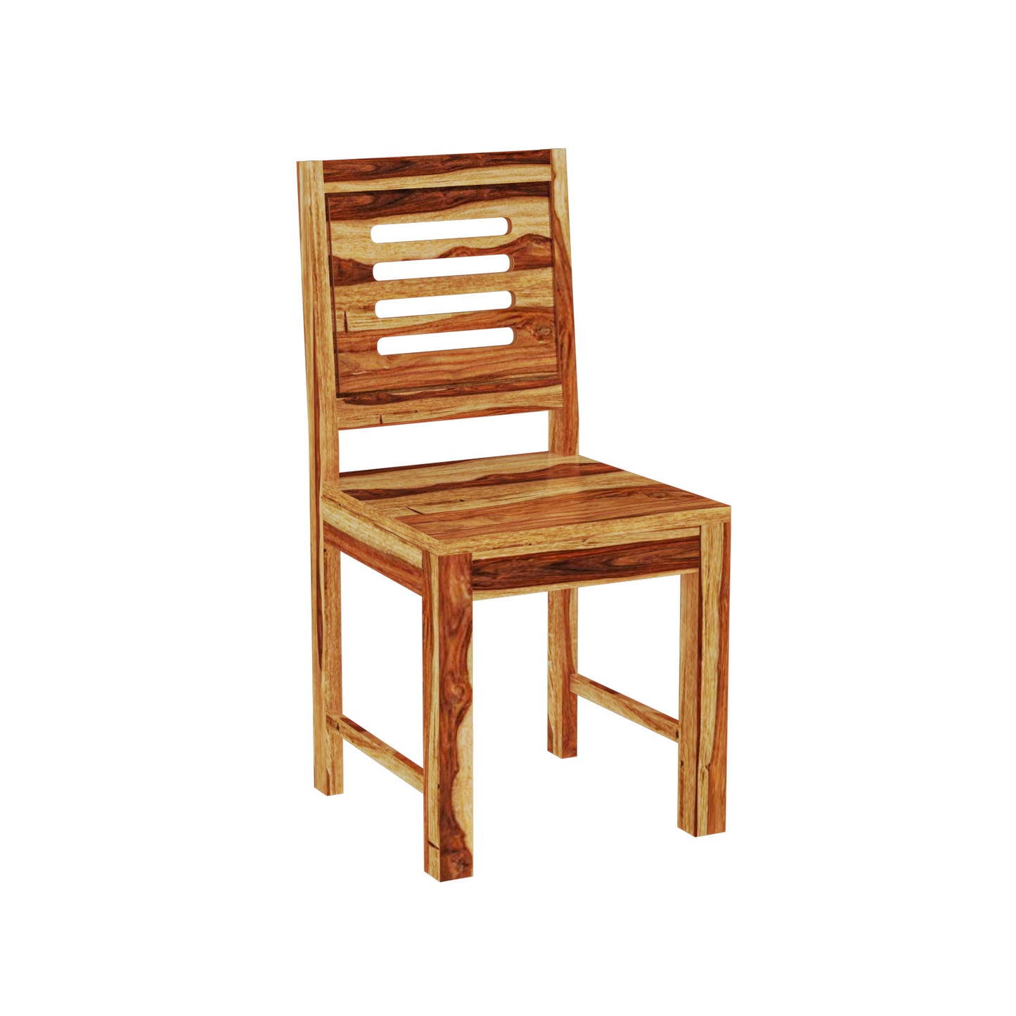Solid Wood 4 Seater Dining Table Set with 4 Chairs