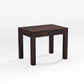Solid Wood Multipurpose Side Table with Natural & Walnut Finish