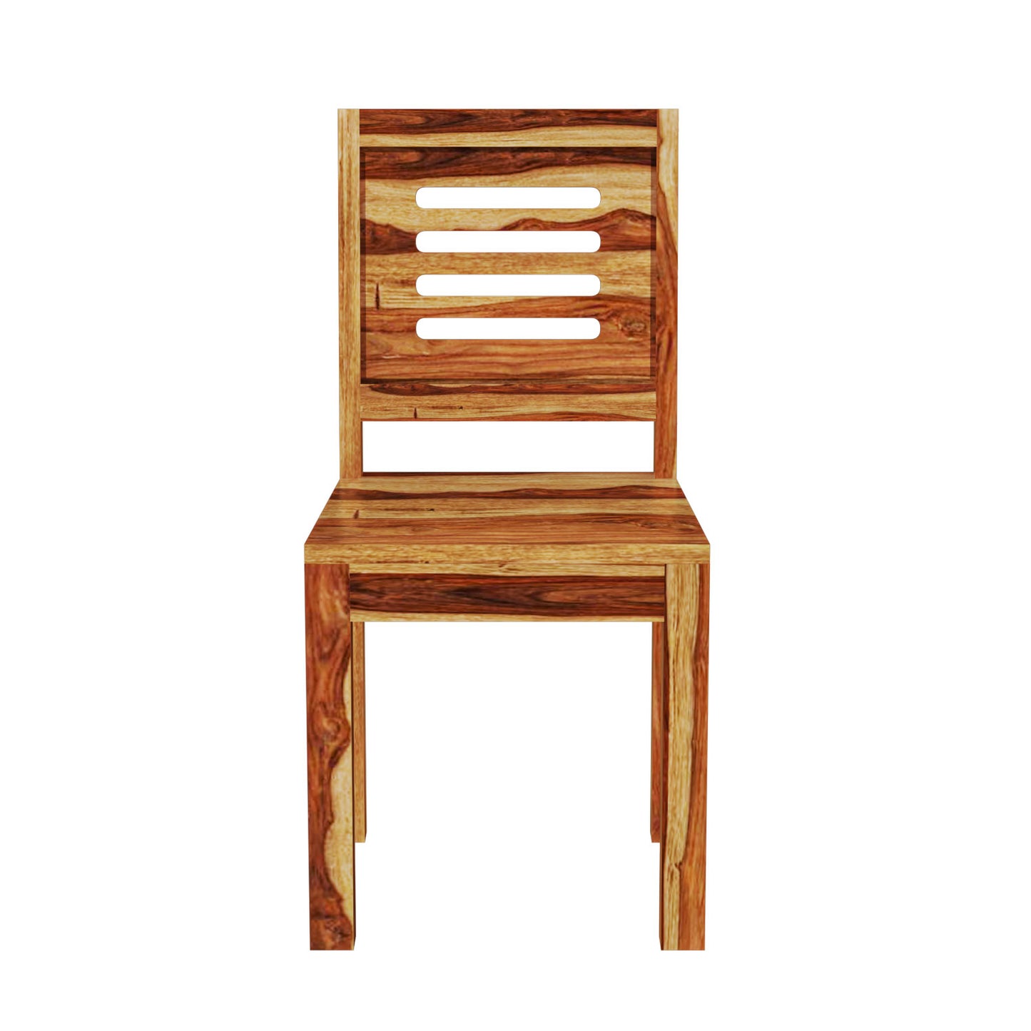 Solid Wood 4 Seater Dining Table Set with 3 Chairs and 1 Bench
