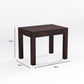 Solid Wood Multipurpose Side Table with Natural & Walnut Finish
