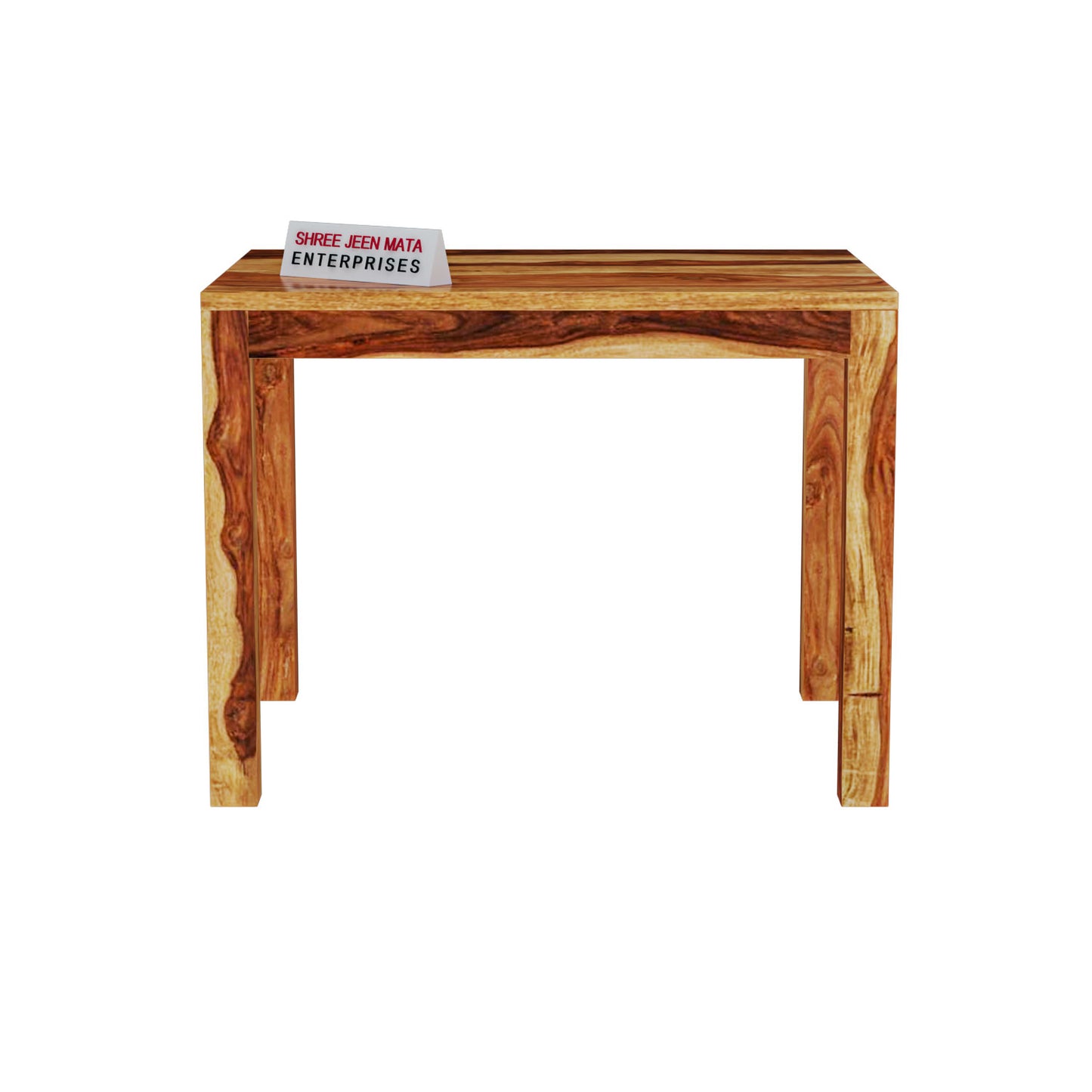 Solid Wood 4 Seater Dining Table Set with 3 Chairs and 1 Bench