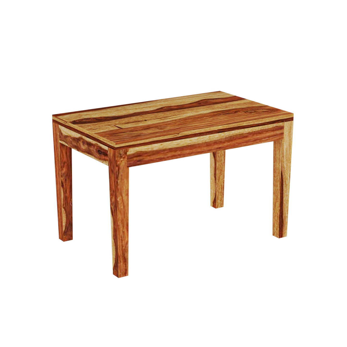 Solid Wood 4 Seater Dining Table Set with 4 Chairs