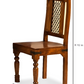 Solid Wood 4 Seater Dining Table Set with 2 Chairs and 1 Bench
