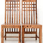 Jeenwood Solid Sheesham Teak Wood Wooden Dining Chair Set of 2, Study Chair for Wooden Dining Chair Set of 2 Office Chair, Dining Room Set Living Room, Teak Finish - Teak Finish