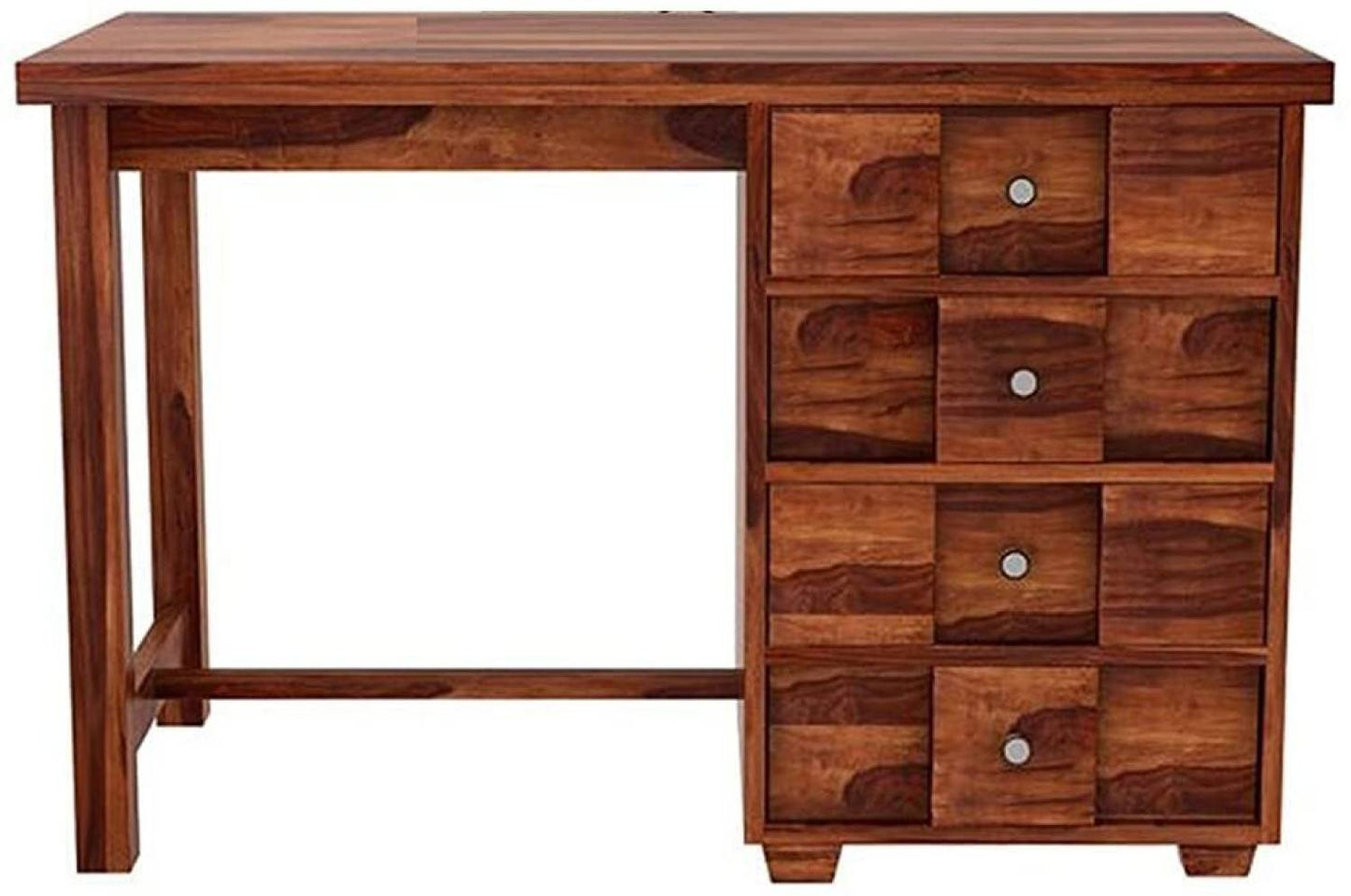 Solid Teak Wood Study / Writing Desk with 4 Drawers