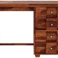 Solid Teak Wood Study / Writing Desk with 4 Drawers