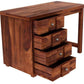 Solid Teak Wood Study / Writing Desk with 4 Drawers