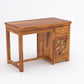 Solid Sheesham Wood Study Table with Storage & Matching Chair