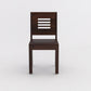 Solid Wood 4 Seater Dining Table Set with Cushioned Chairs