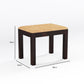 Solid Wood Multipurpose Side Table with Natural & Walnut Finish