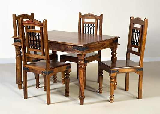 Jeenwood Dining Table Variation - Provincial Teak Finish