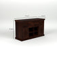 Solid Sheesham Wood Sideboard Cabinet with Drawers & Shelves