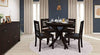 Jeenwood Solid Wooden Sheesham Teak Wood Round Dining Table 4 Seater, Round 4 Seater Table with 4 Chairs, RoundDining Table Set for Living Room Dining Table 4 Seater -Walnut Finish - Walnut Finish