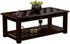 Jeenwood Solid Sheesham Wooden Centre Table Coffee Table & Center Table Teapoy for Hallway Decor - Wooden Coffee Table for Living Room Home Furniture - Brown