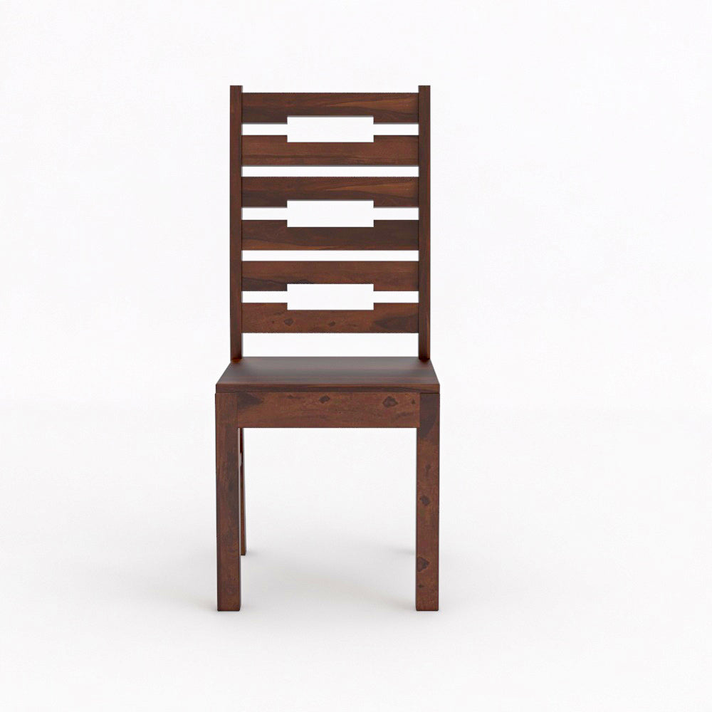 Solid Wood 4 Seater Dining Table Set with 3 Chairs and 1 Bench