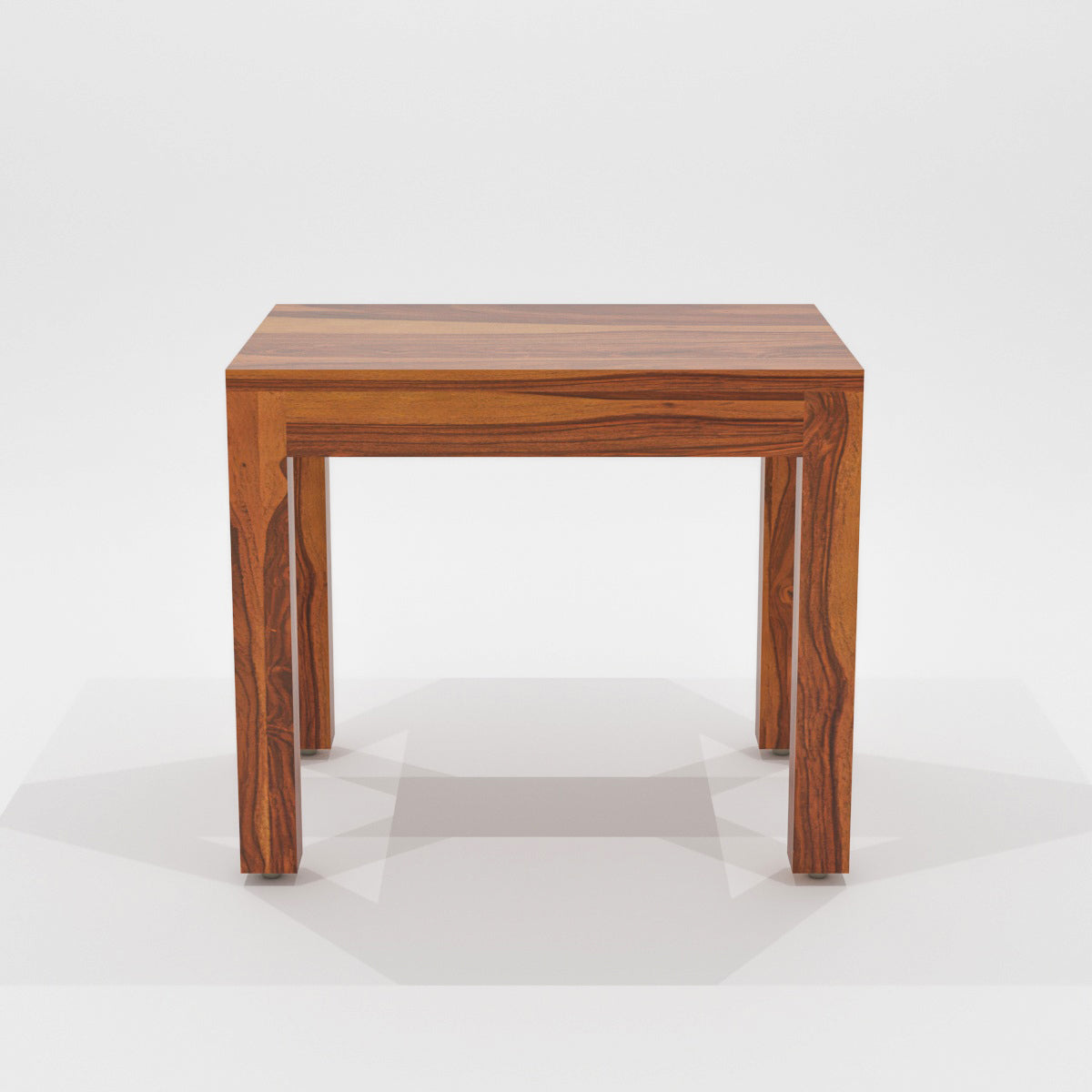 Solid Wood 4 Seater Dining Table Set with 3 Chairs and 1 Bench