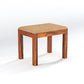 Solid Wood Multipurpose Side Table with Natural & Walnut Finish