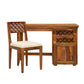 Teak Finish Wooden Office Desk for Home & Workspace