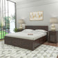 Jeenwood Storage Bed - King Walnut