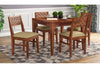 Jeenwood Solid sheesham Wood 4 Seater Dining Room Sets || Wooden 4 Seater Dining Table with Chairs|| Dining Table Set for Home Living Room Furniture - Brown