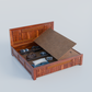 Solid Sheesham Wood King Size Bed with Storage for bedroom