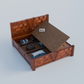 Premium Wooden Storage Bed with Designer Headboard
