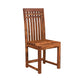 Solid Wood 4 Seater Dining Table Set with Wooden Chairs