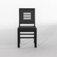 Solid Wood 4 Seater Dining Table Set with 4 Wooden Chairs