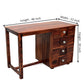Solid Teak Wood Study / Writing Desk with 4 Drawers