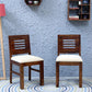 Jeenwood Sheesham Wood Dining Chairs Set of 2 with Cushion | Dining Chair Only | Students Study Chairs | Office Chairs - Dining Room Furniture | Wooden Chair Set of 2 - Teak