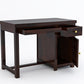 Solid Sheesham Wood Study Table with Storage & Matching Chair